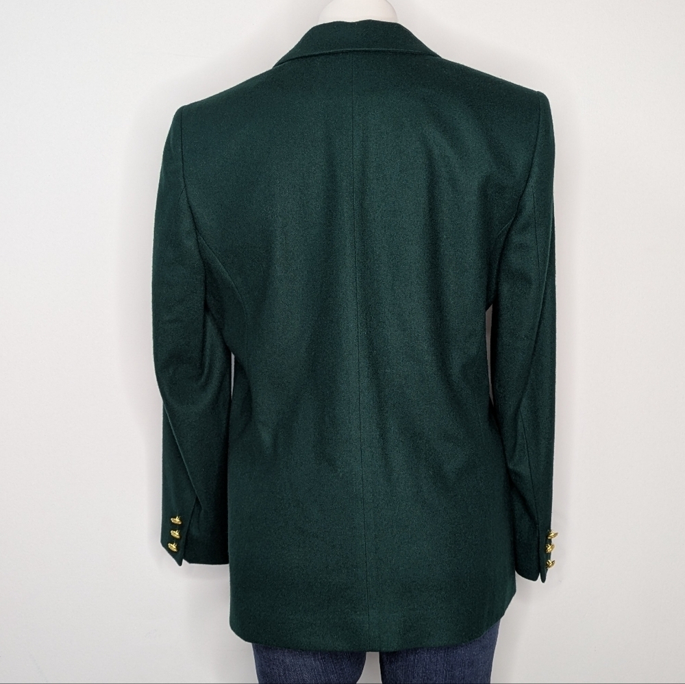 Pendleton Green Wool Button Up Blazer Jacket 10p - image 6
